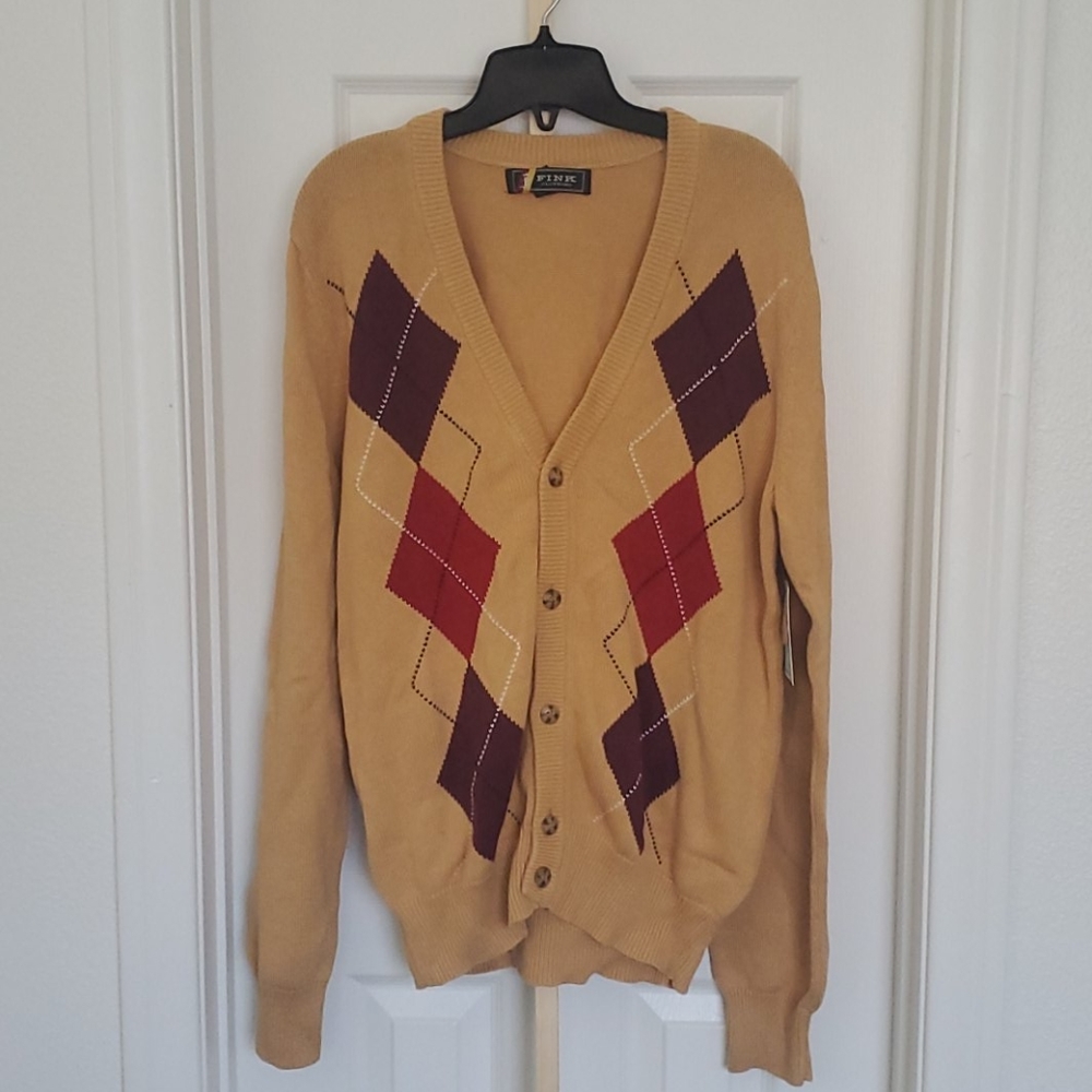 Fink clothing argyle cardigan